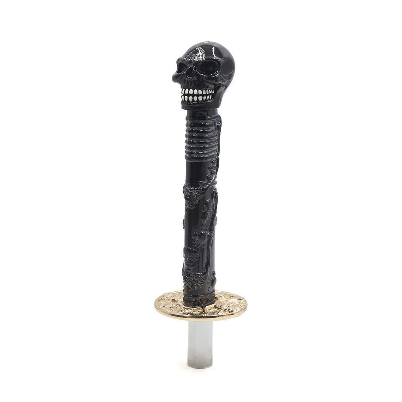 27cm Lenght Skull Head Design Car Gear Shift Knob Manual Shifter Lever