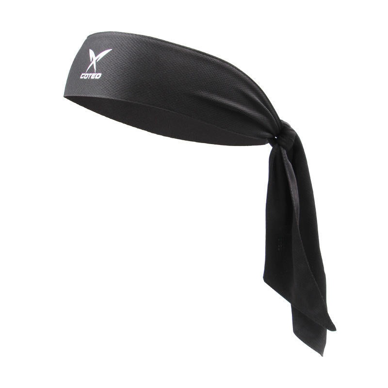 COTEO Polyester Sports Sweat-Absorbent Headband Adjustable Quick-Drying Flexible Running Head Band