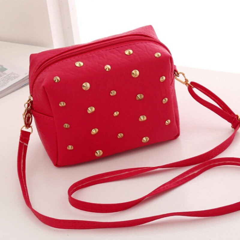 Fashion Trendy Small Litchi Pattern Willow Shoulder Bag Phone Bag