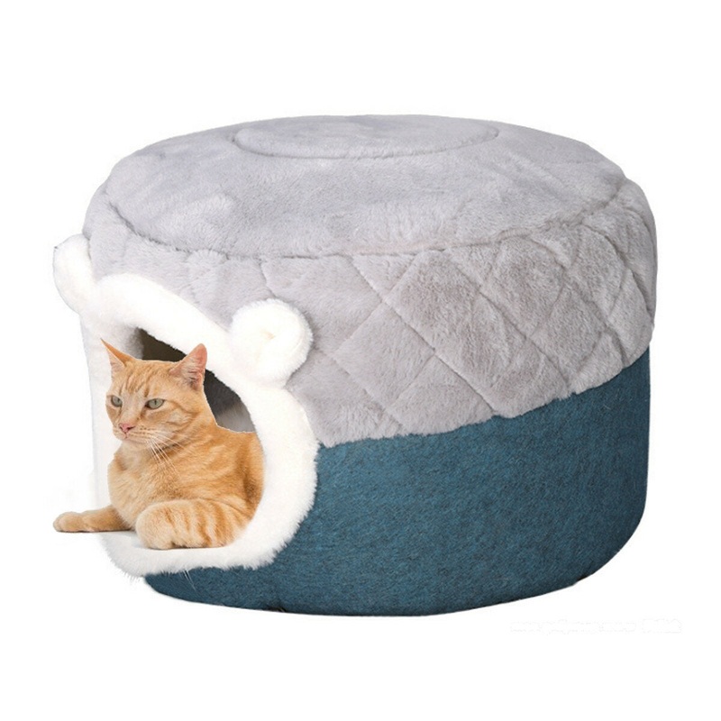 Hoopet Dual-purpose Pet Bed Quilted Warm Cushion Comfortable for Winter