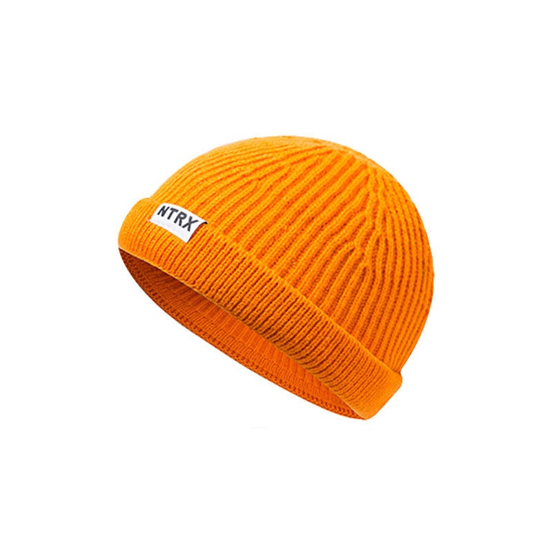 Men Women Solid Knitted Warm Beanie Caps Outdoors High Elastic Adjustable Skull Hat