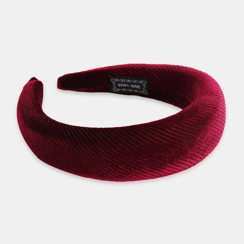 Sponge Solid Color Headband Multi-color Wide-brimmed Ladies Jewelry Solid Color Head Buckle