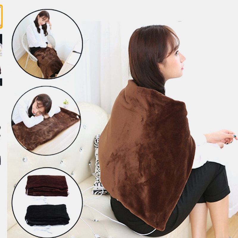 Unisex USB Charging Heating Knitted Windproof Keep Warm Outdoor Casual Heated Shawl