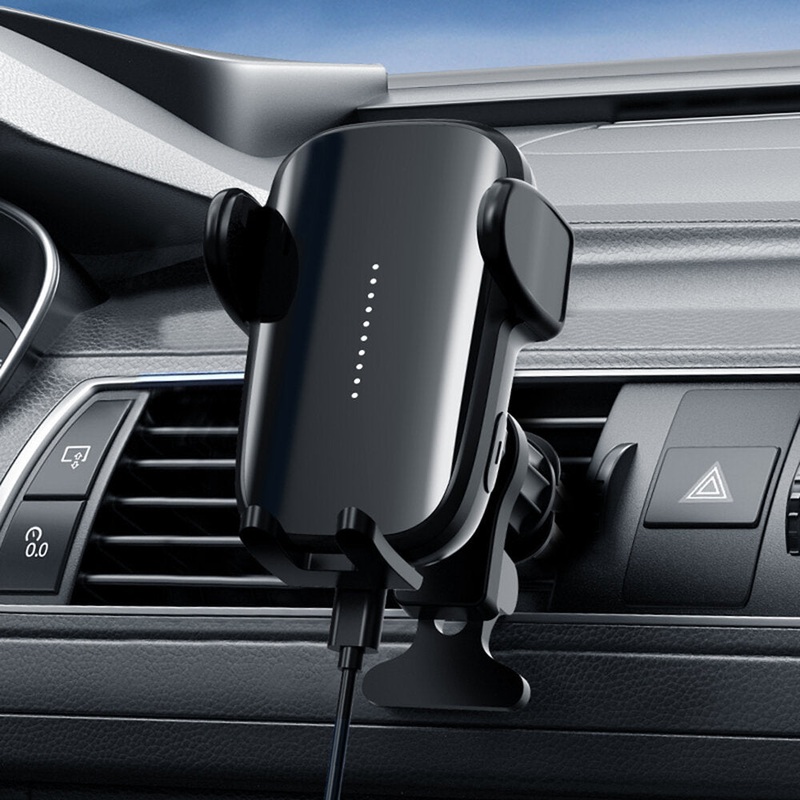 15W Qi Car Phone Holder Wireless Charger for Air Vent Mount Car Wireless Charging Stand For iPhone Xiaomi Huawei