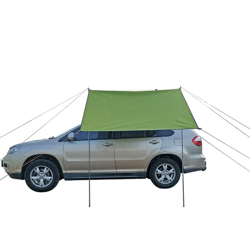 210D Oxford Cloth Car Side Awning Rooftop Tent Waterproof UV-proof Sunshade Canopy Cover Outdoor Camping Travel