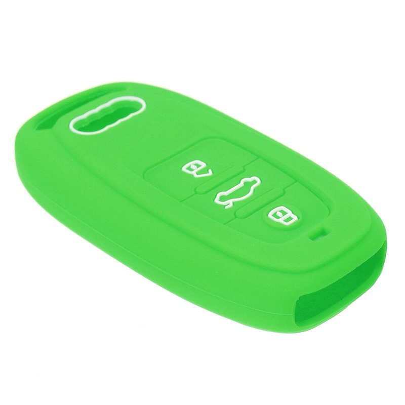 3 Buttons Silicone Remote Key Case Cover For Audi A3 A4 A5 A6 S4 S5 Q5