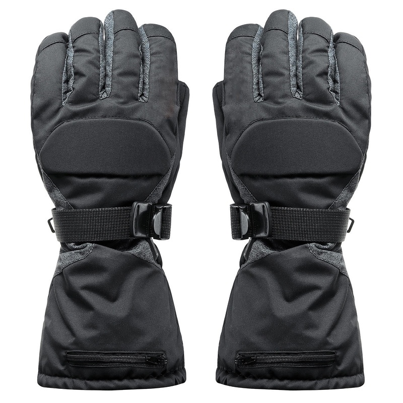 65C Waterproof Electric Heating Gloves Touch Screen Heated Motorcycle Winter Warm Outdoor Skiing Hand Warmer