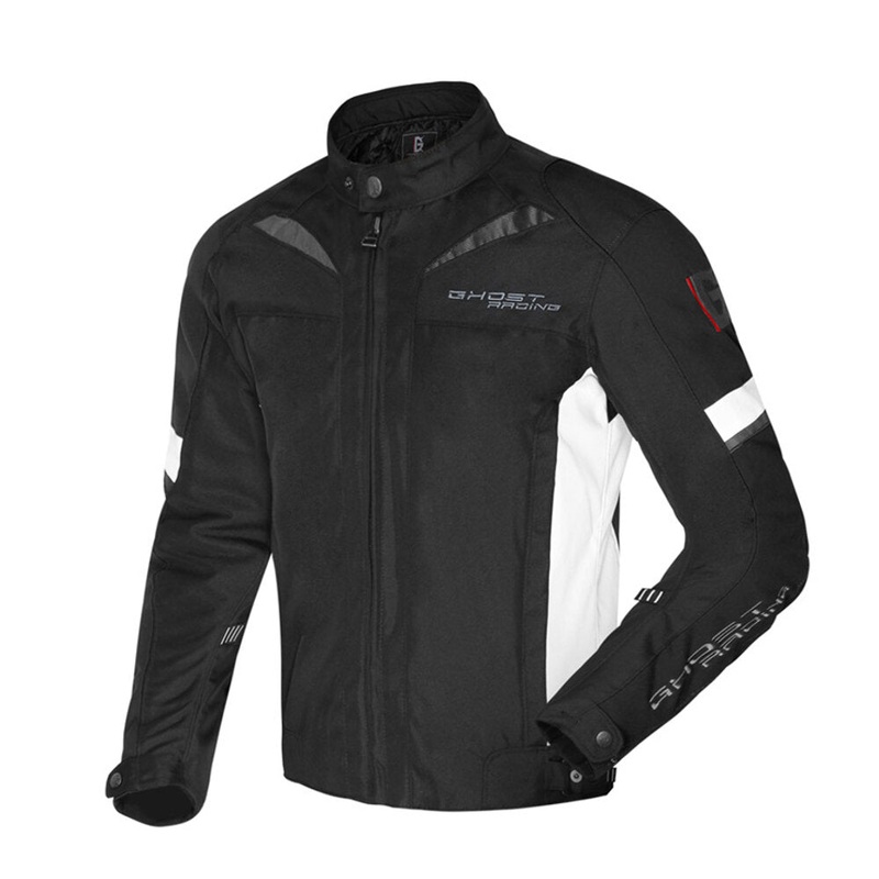 GHOST RACING Motorcycle Jacket Removable Inner Motocross With Protective Gear Armor Men Waterproof Windproof
