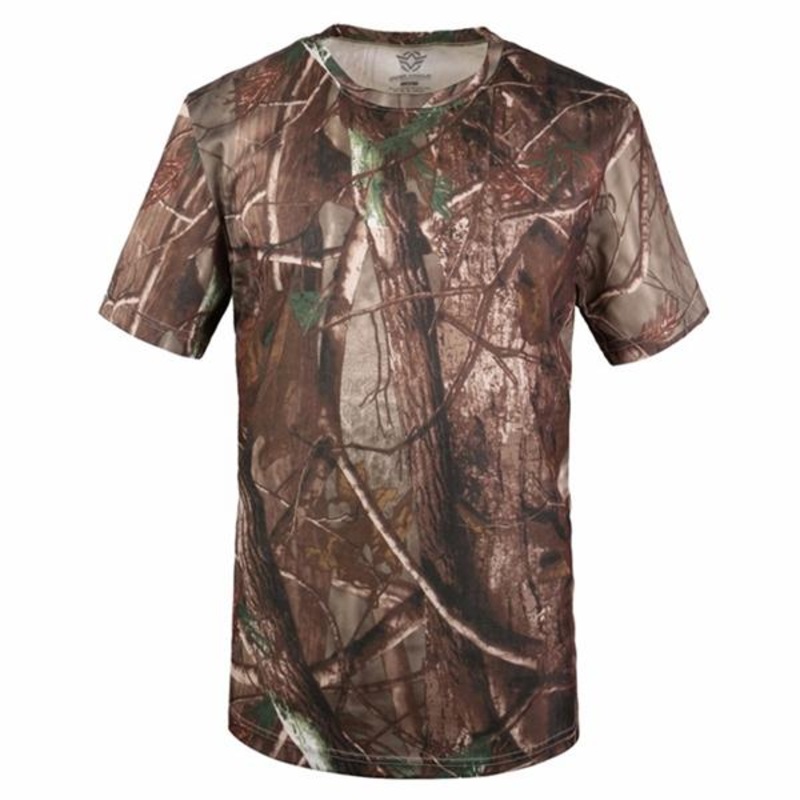 Summer Racing Sports Army Camo Tee Camouflage T Shirts Short Sleeved Casual Hunting