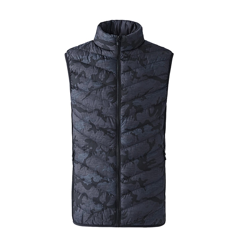 Unisex USB Electric Warm Back Cervical Spine Hooded Winter Heating Vest Coat Jacket Thermal