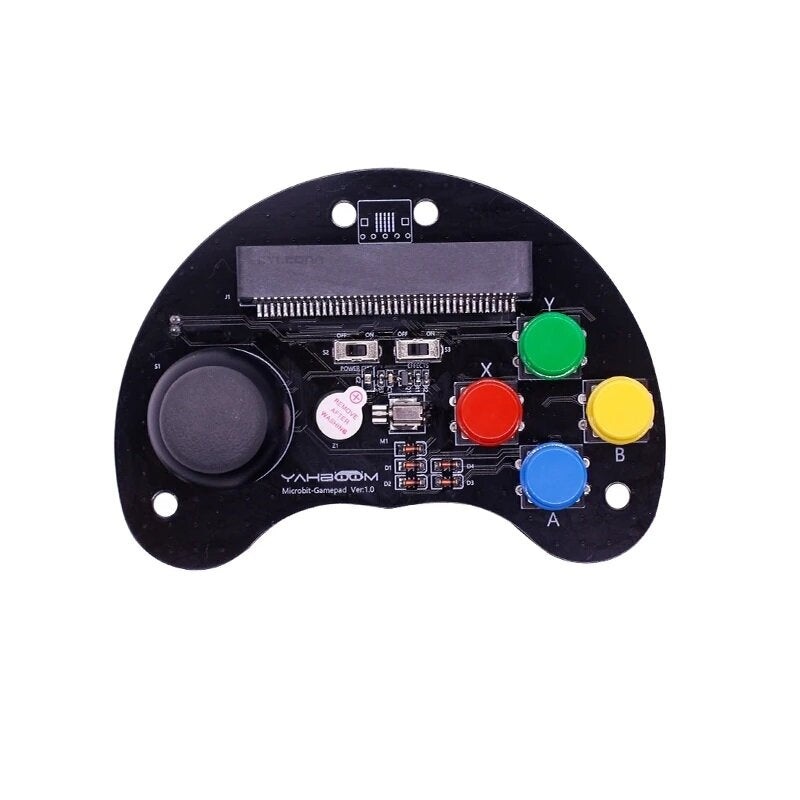 Yahboom Micro:bit Basic Game Handle Programmable Gamepad Micro:bit Joystick Key Expansion Board Kit Wireless Remote Control