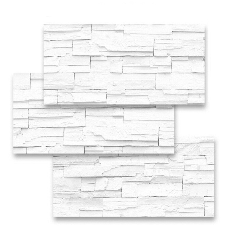 9pcs Kitchen Tile Stickers Mosaic Wall Paper Bathroom Self-adhesive Decor Home DIY