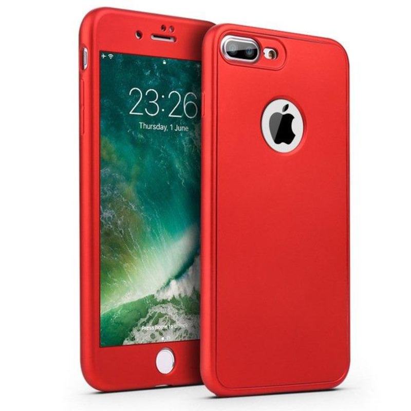 Bakeey Full Body Hybrid Color Silicone Protective Case For iPhone 7 Plus