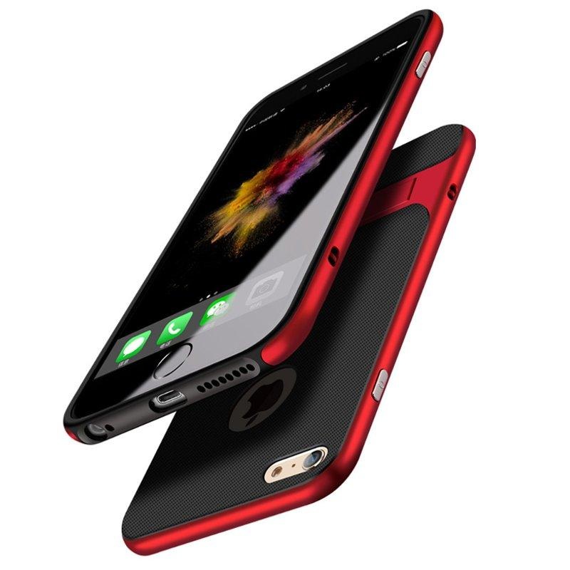 Bakeey Textured Anti Fingerprint Kickstand Case For iPhone 6 Plus/6s Plus 5.5