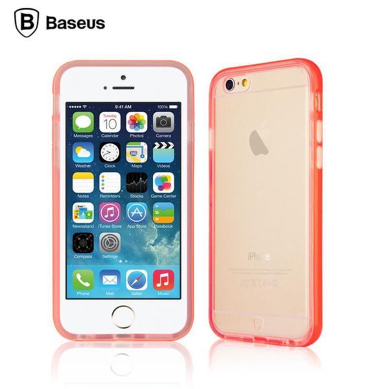 BASEUS Fresh TPU Back Cover PC Frame Case For Apple iPhone 6 6S 6Plus 6S Plus