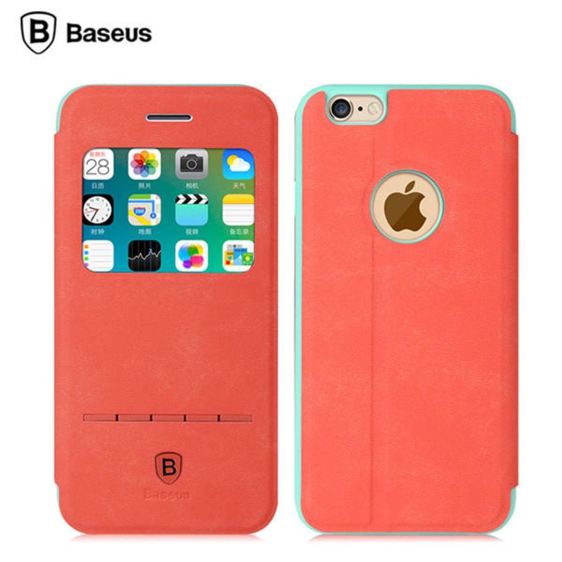 BASEUS Window View Bracket Case For iPhone 6 6S