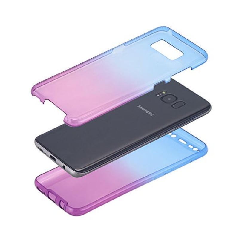 Gradient Color 360 Full Protective TPU Case for Samsung Galaxy Note 8