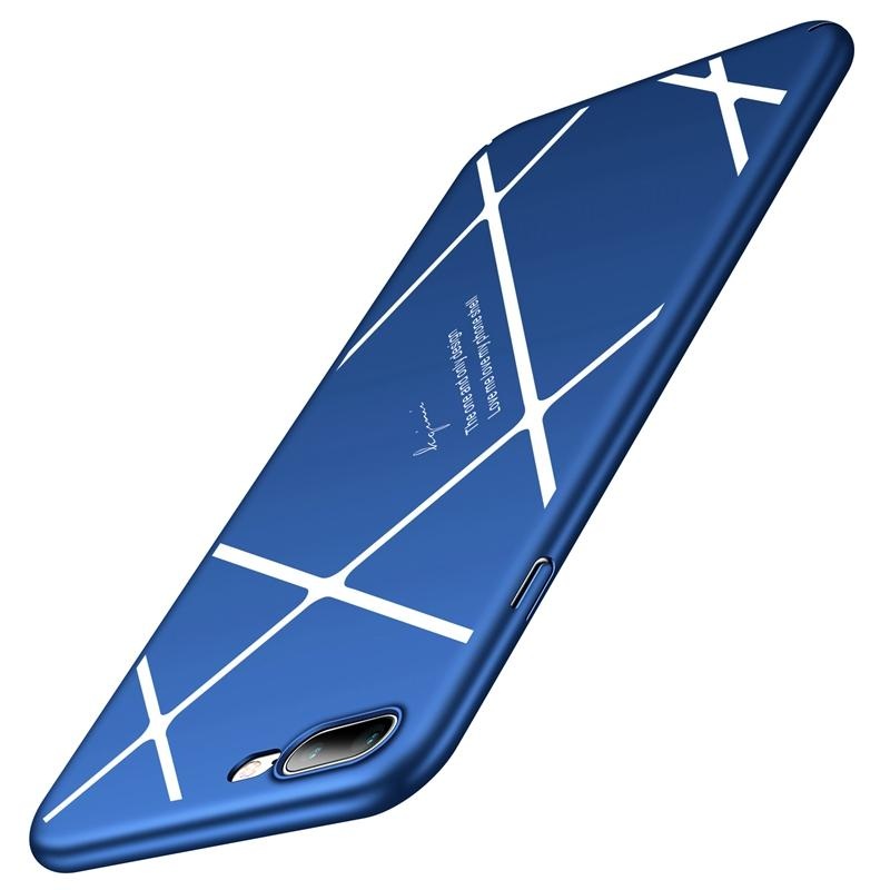 Stripped Lines Pattern Micro Matte Anti Fingerprint Case For iPhone 7 Plus/8 Plus