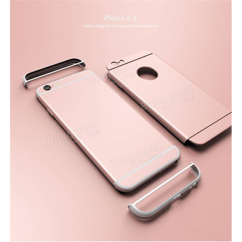 UCASE Ultra Thin  3 In 1 Circle Hard Plastic Case For iPhone 6 6S