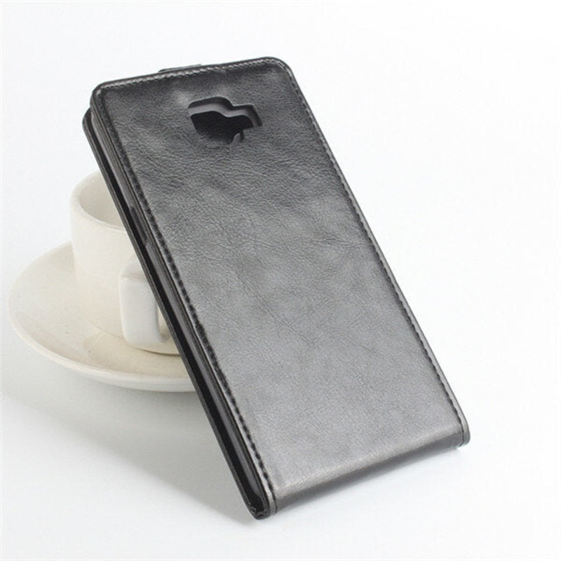 Up-down Flip Synthetic Leather PC Back Cover Case For Samsung Galaxy A9