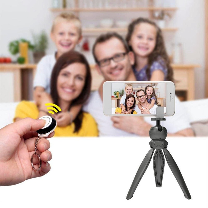 Bakeey 2 in 1 Mini Multifunctional Wireless bluetooth 4.0 Smart Tracker Anti-lost Alarm Tracker with Key Chain