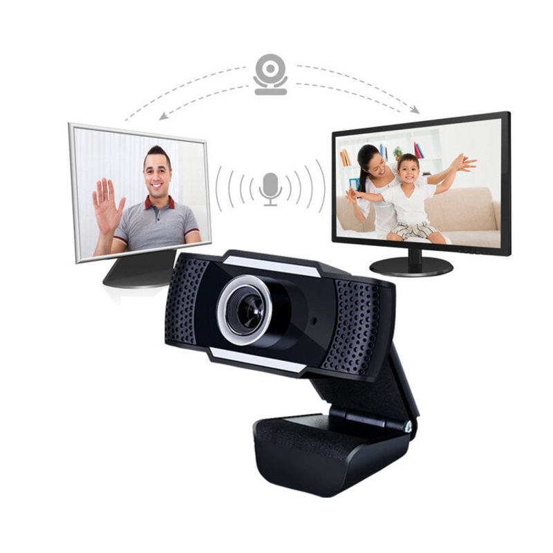 Bakeey 720P/480P HD Wide Angle USB Webcam Conference Live Auto-Focusing Computer Camera Built-in Noise Reduction Microphone for PC Laptop