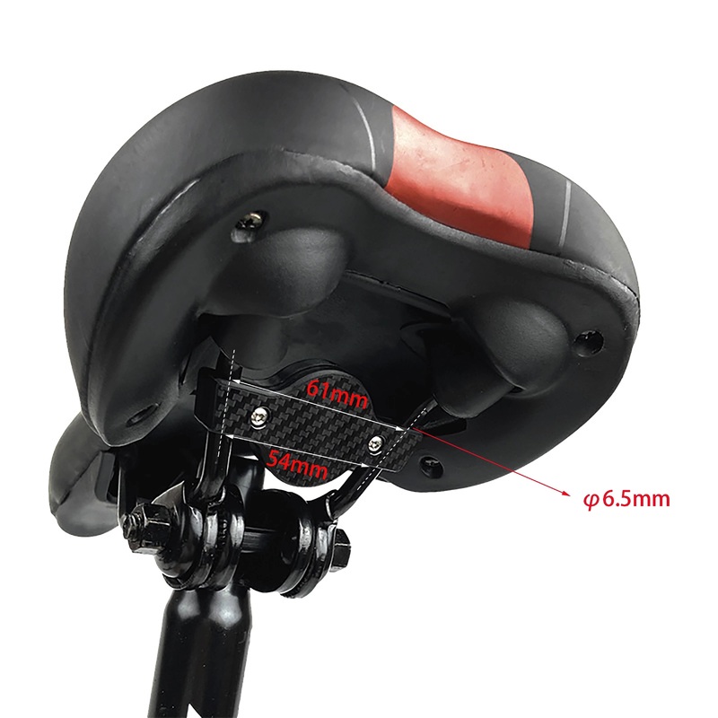 Bakeey For AirTag Bike Seat Mount Carbon Fiber Film Mountain Bike Seat Anti-lost GPS Location Airtag Case