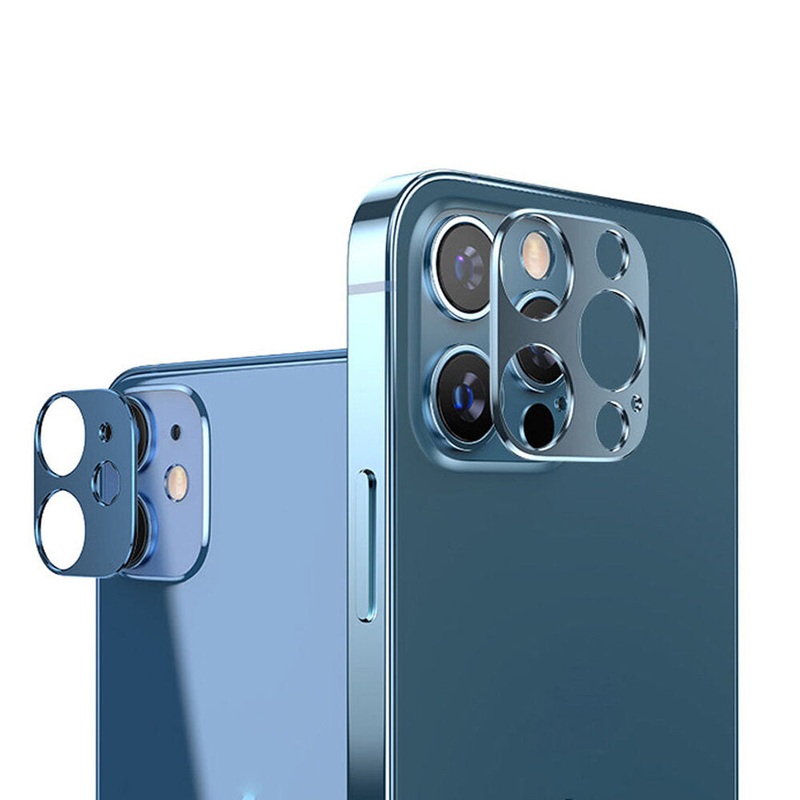 Bakeey for iPhone 12 Pro / 12 Mini / 12 / 12 Pro Max Rear Phone Lens Protector Anti-Scratch Aluminum Alloy Metal Camera Circle Ring