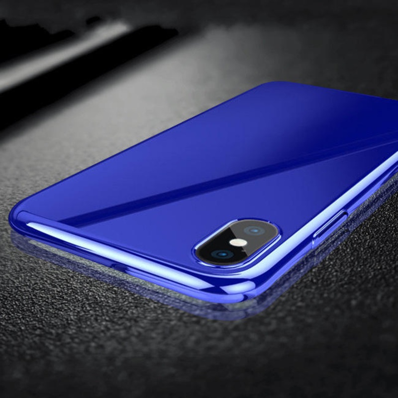 Bakeey Piano Paint Glossy Ultra Thin Hard PC Protective Case for iPhone X