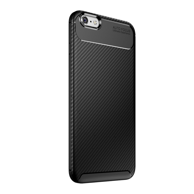 Bakeey Protective Case For iPhone 6 Plus/6s Plus Slim Carbon Fiber Fingerprint Resistant Soft TPU