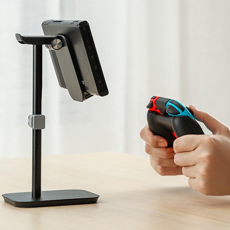 Cooskin Universal Multifunctional Aluminum Alloy Desktop Phone Tablet Earbuds Holder Stand for iPhone for ipad below 11 inch