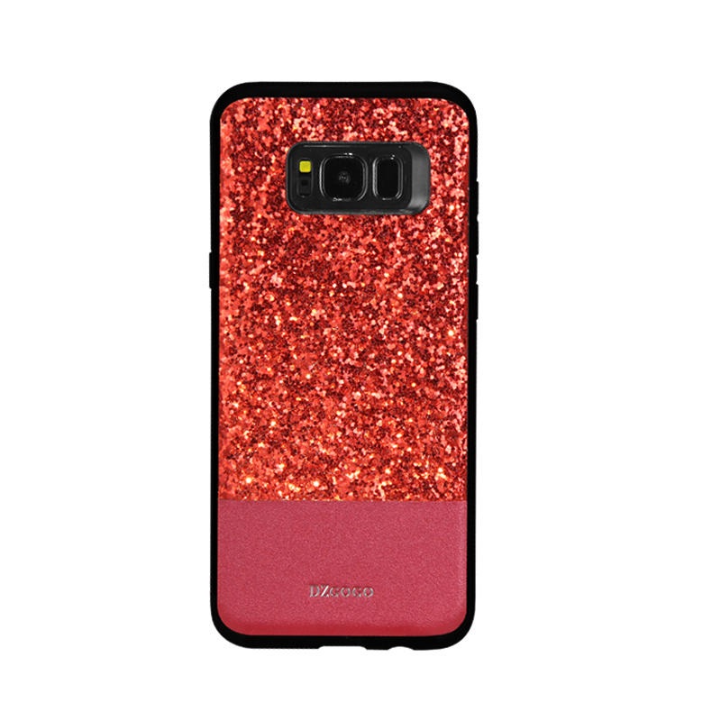 DZGOGO Diamond Bling PU Leather Protective Case for Samsung Galaxy S8 Plus