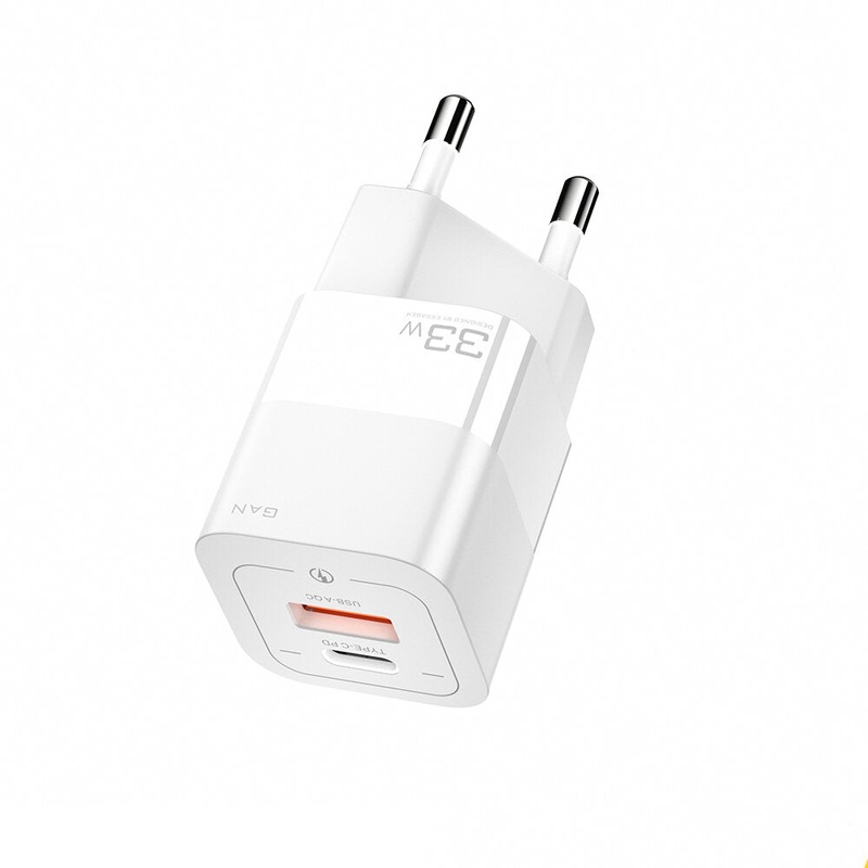 Essager Portable Mini 33W GaN Wall Travel Charger PD3.0 PPS QC3.0 Fast Charger For iPhone 13 13 Mini 13 Pro Max For Samsung Galaxy S22 MacBook Air