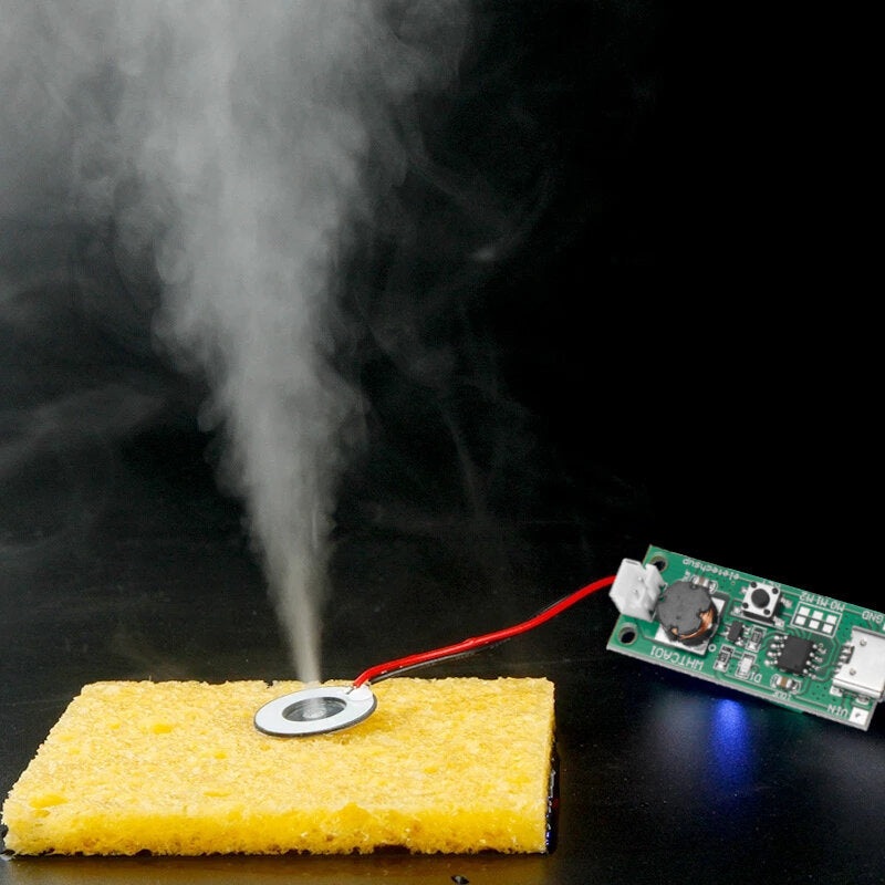 5V USB Humidifier Driver Board Type-C USB Mini Atomizing Spray Humidification DIY Kit Fogger Atomization Film Atomizer