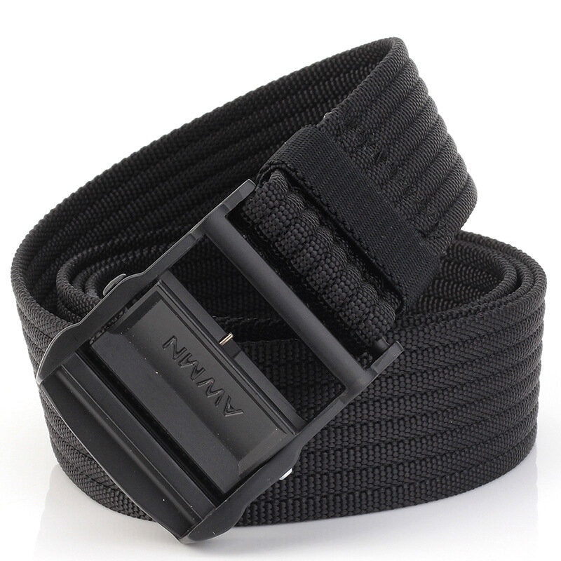 AWMN S02 120cm Belts for Men Women Camouflage Belt Military Tactical Belt Buckle Hanger Leisure Camp