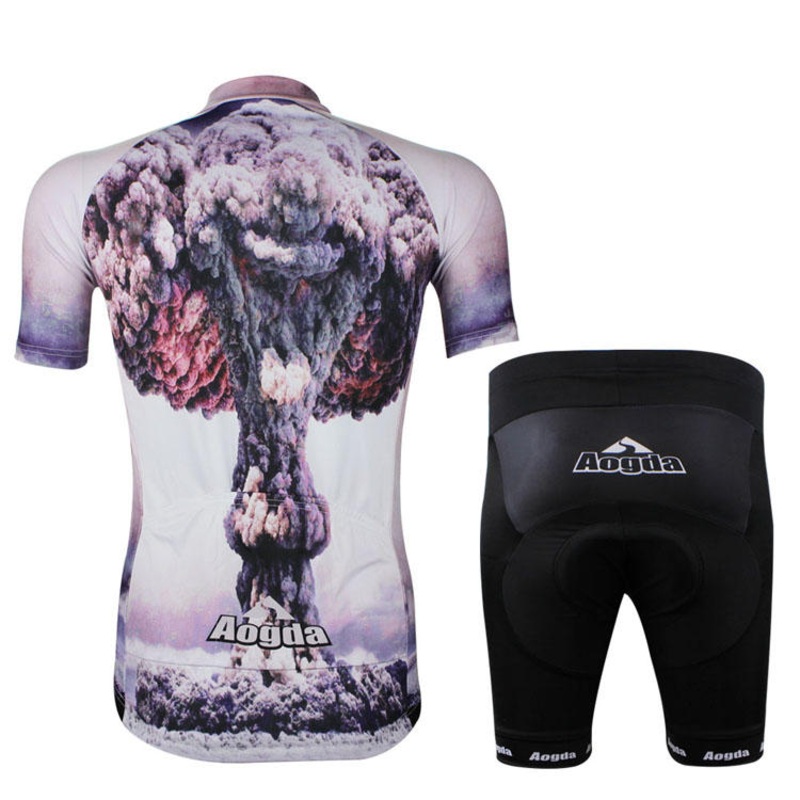 Cycling Suit Bicycle Bike Wear Men Shirt and Shorts Atomic
