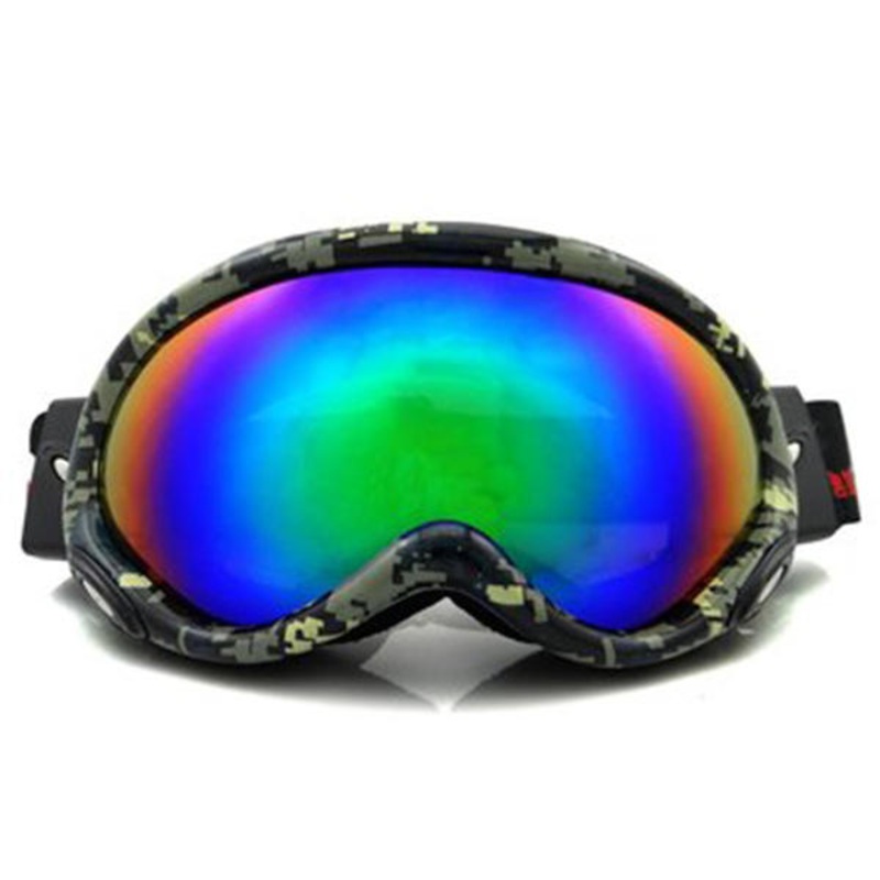 Electroplating Anti Fog Ski Goggles Fitted With Glasses Windproof Waterproof Climbing Goggles Anti-fog Goggles
