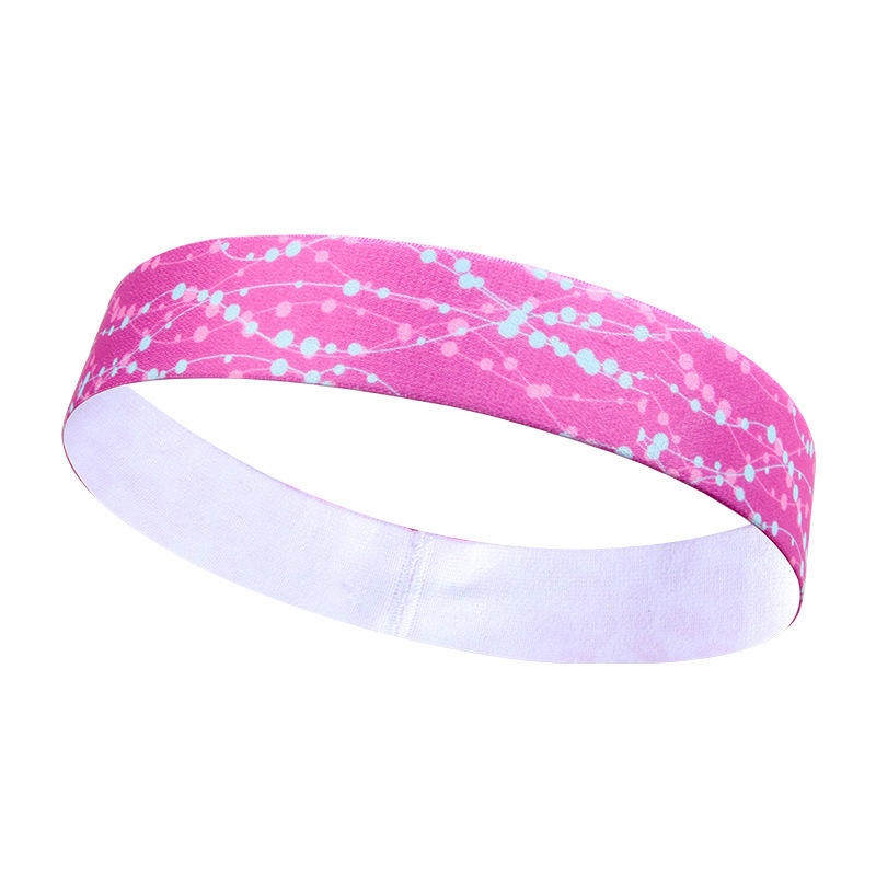 KALOAD Sport Headband Men Women Head Sweat Band Run Yoga Fitness Exercise Silicone Elastic Sweatband