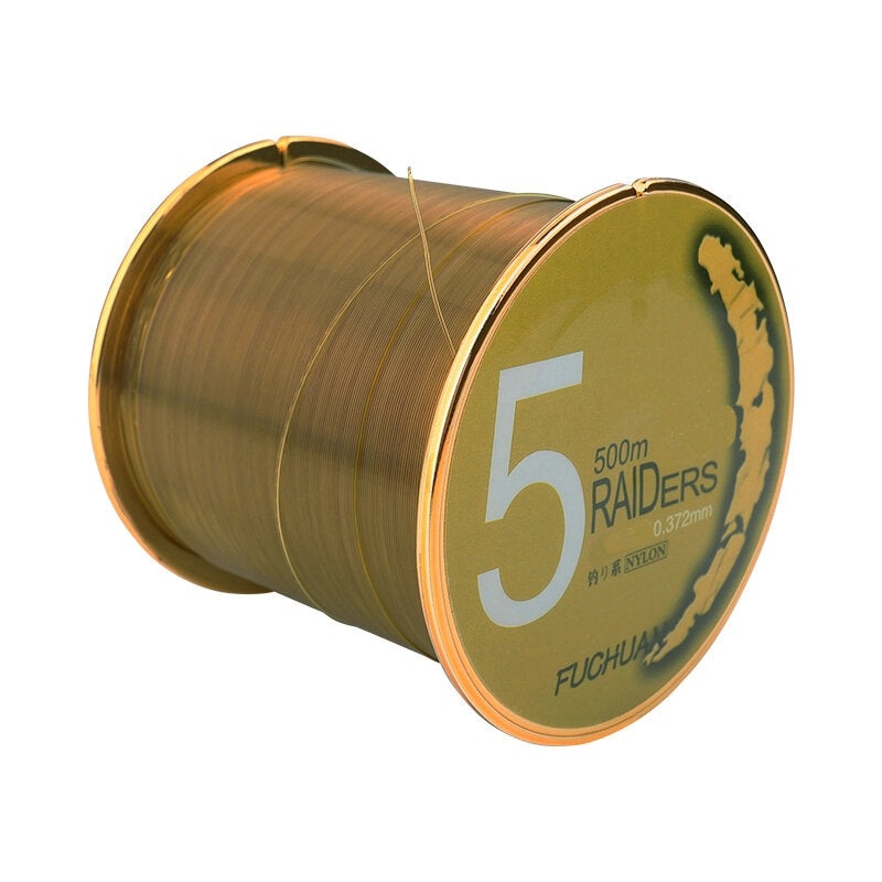LINNHUE 500M 10-42LB Nylon Fishing Line Long Shot Durable Monofilament Japanese Imported Raw Silk Freshwater Carp Fishing Accessories 3color
