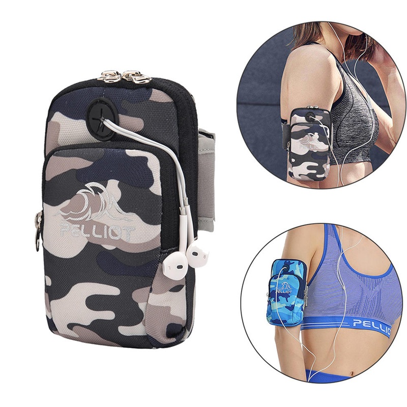 PELLIOT Running Arm Bag Lightweight Outdoor Fitness Running Mobile Phone Arm Pack