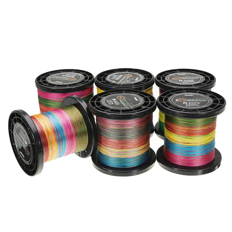 SeaKnight 1000M Fishing Line Multi-color Colorful 10 Meters/ Color Super PE Braided 8 Strand Weaves