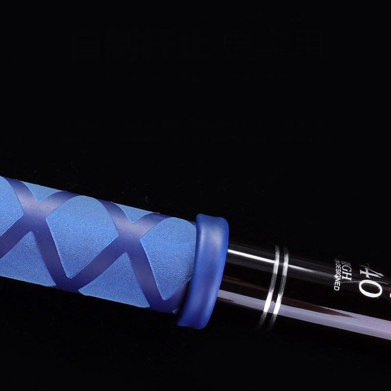 ZANLURE 1M Heat Shrinkable Non-slip Anti-static Fishing Rod Handle Cover Fishing Rods Tools- Blue 20/22/25/28mm