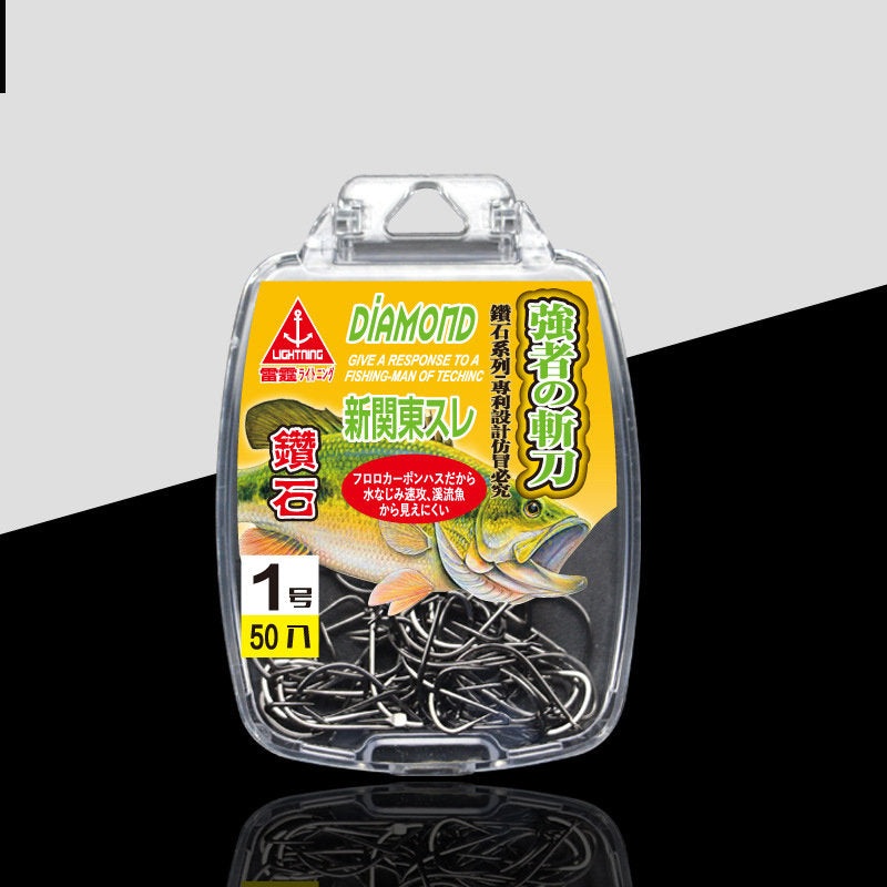 ZANLURE Japanese Original High Carbon Steel Fishing Hook Diomand Fishing Tackle