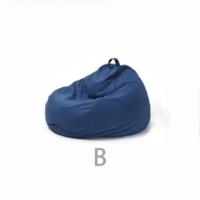 Bean Bag Sofa Cover without Filler Lounger Sofa Cover Lazy Seat Protector Home Office Furniture Decorations