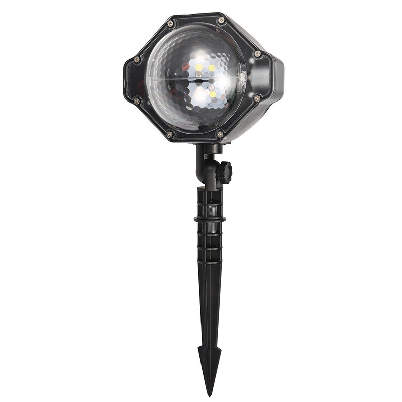 Elfeland LED Snowfall  Lights with Remote Control Waterproof Rotating Snowflakes Projector Light Projection Spotlight Snowfalling Projector Lamp for Outdoor Christmas Halloween Party Wedding Garden Ya