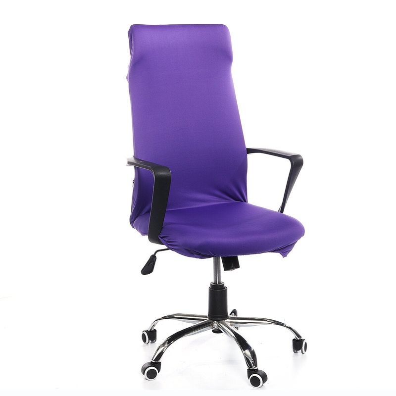 S/M/L Elastic Office Chair Cover Universal Computer Rotating Chair Protector Stretch Armchair Seat Slipcover Home Office Furniture Decoration