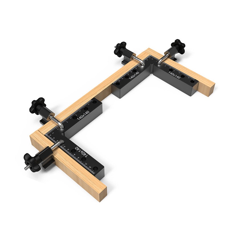 Woodworking Clamp Right Angle Ruler 90 L-Shape Dual Imperial & Metric Scales Wear-Resistant Woodworking Tool Best for Precision Measurements