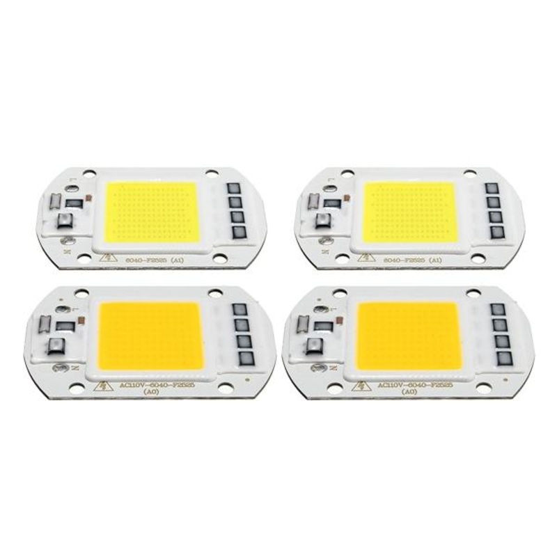 1X 5X 10X 50W 4200LM Warm/White DIY COB LED Chip Bulb Bead 60x40mm For Flood Light AC110/220V
