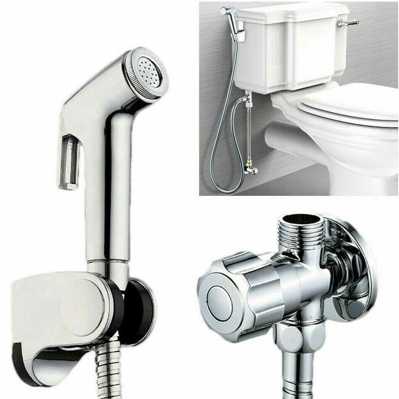 3PCS/SET Handheld Toilet Bidet Douche Sprayer Shower Hose Bracket Bathroom