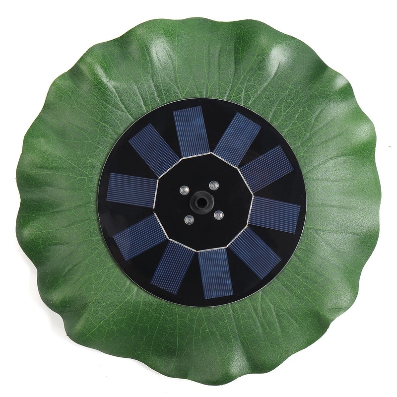 Bird Bath Solar Fountain Powered Water Pump Floating Outdoor Pond Garden Pool